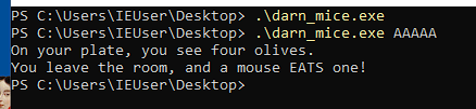 open console